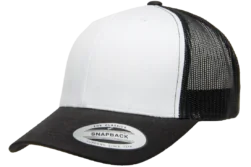Thumbnail for YP CLASSICS® RETRO TRUCKER CAP WITH WHITE FRONT PANEL