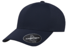 180 DELTA® SNAPBACK WITH PERFORATION in Navy, from the left side